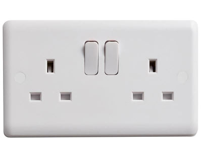 Deta Vimark Switched Socket 2-Gang 13A – – Now available at MTN Shop UK.