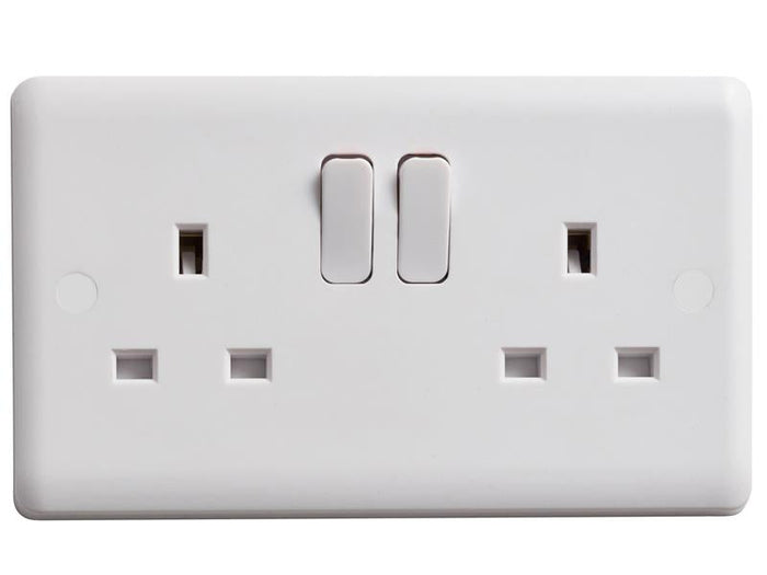 Deta Vimark  Switched Socket 2-Gang 13A
