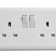 Deta Vimark  Switched Socket 2-Gang 13A