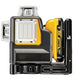 DCE089D1G Self-Levelling Green Multi Line Laser 12V 1 x 2.0Ah Li-ion