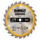 Cordless Construction Trim Saw Blade 136 x 10mm x 24T