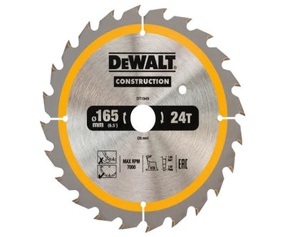 Cordless Construction Trim Saw Blade 165 x 20mm x 24T – – Now available at MTN Shop UK.