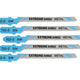 HSS Metal Cutting Jigsaw Blades Pack of 5 T118EOF