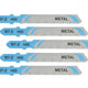 HSS Metal Cutting Jigsaw Blades Pack of 5 T118A