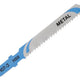 HSS Metal Cutting Jigsaw Blades Pack of 5 T118B