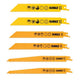 DT2444 Reciprocating Saw Blade Set, 6 Piece