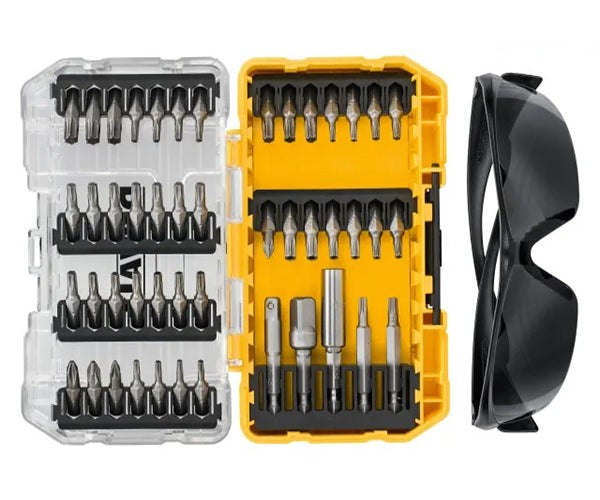 Screwdriving Set, 47 Piece + Safety Glasses