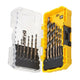 DT70728 Black & Gold HSS Drill Set, 19 Piece