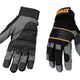 DeWalt Power Tool Gel Gloves Black/Grey - Large