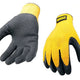 DeWalt Yellow Knit Back Latex Gloves - Large