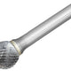Dormer Solid Carbide Bright Rotary Burr Ball 9.6 x 6mm