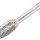 Dormer Solid Carbide Rotary Bright Burr Oval 8 x 6mm