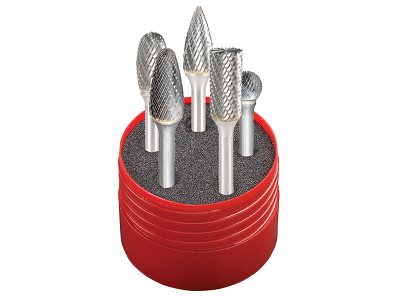 Dormer Solid Carbide Rotary Burr Cylindrical Set 5 Piece – – Now available at MTN Shop UK.