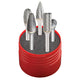 Dormer Solid Carbide Rotary Burr Cylindrical Set 5 Piece