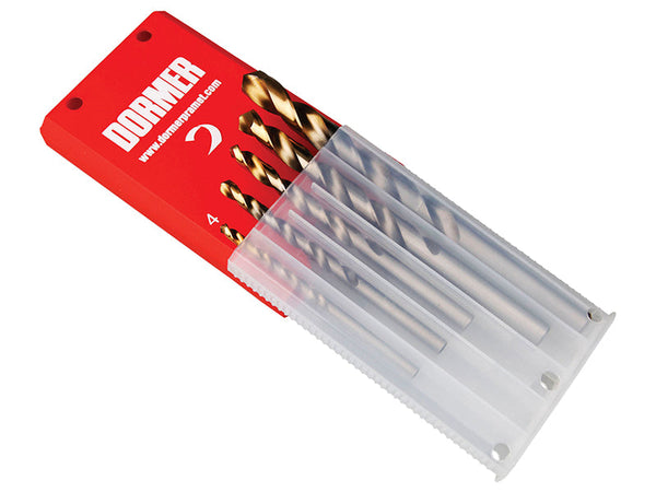 Dormer A08910 Set A002 HSS TiN Coated Jobber Drill Set of 5 4.0-10.0 – – Now available at MTN Shop UK.