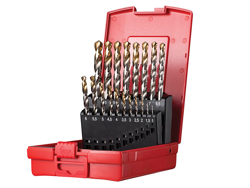 Dormer A095 Set 201 A002 HSS TiN Coated Jobber Drill Set of 19 1.0-10.0 x 0.5mm – – Now available at MTN Shop UK. - imagen 2