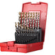 Dormer A095 Set 201 A002 HSS TiN Coated Jobber Drill Set of 19 1.0-10.0 x 0.5mm