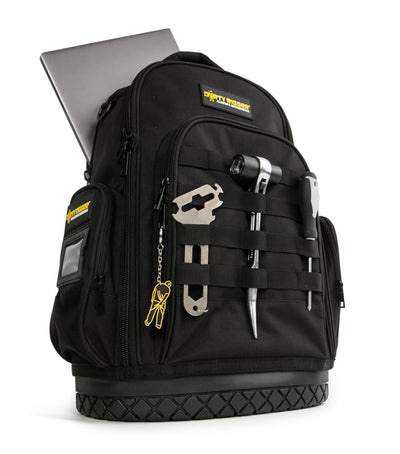 Dirty Rigger Technicians Backpack – The Dirty Rigger Gear Bag has 12 liters of space for tools, tablets, and more. This padded tool bag with shoulder strap is ideal for riggers, construction use, and more. – Now available at MTN Shop UK.