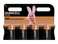 Duracell C Cell Plus Power +100% Batteries (Pack 4) – – Now available at MTN Shop UK.