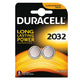 Duracell CR2032 Coin Lithium Battery (Pack 2)
