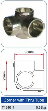 Doughty Corner with Through Tube Spec - imagen 2