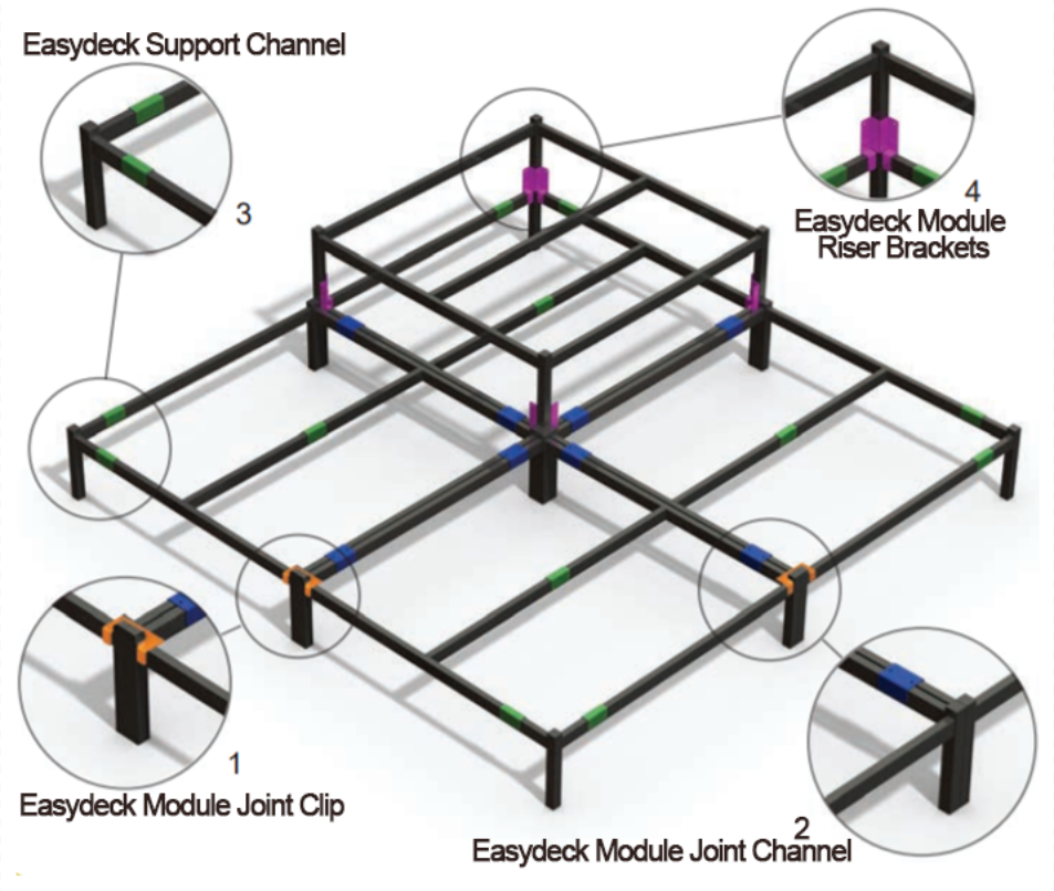 Doughty Easydeck Modular Stage Design - Portable Staging for Small Venues - imagen 4