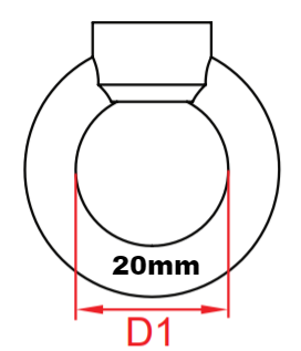Doughty Eye Nuts (M6 & M8)