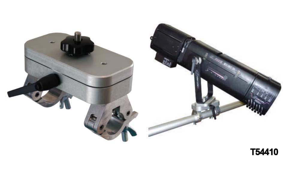 Doughty Followspot Rail Mount – This heavy-duty followspot mount allows a spot to suspend from a barrel. With two trigger clamps. Ideal for areas without much room for a stand. Allows 360° of silky smooth rotation. – Now available at MTN Shop UK. - imagen 5
