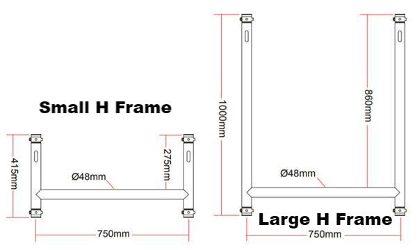 Doughty Modular Rigging System- H Frame for Stage Lighting Rigging
