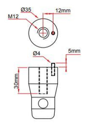 Doughty Half Connector w/ Roll Pin - MTN Shop EU - imagen 2