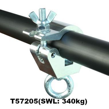Doughty T57205 Eye Clamp 48-51mm Diameter (SWL:340 KG; Silver) - MTN Shop EU