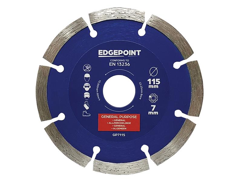 EdgePoint GP7115 General-Purpose Diamond Blade 115mm – – Now available at MTN Shop UK. - imagen 2