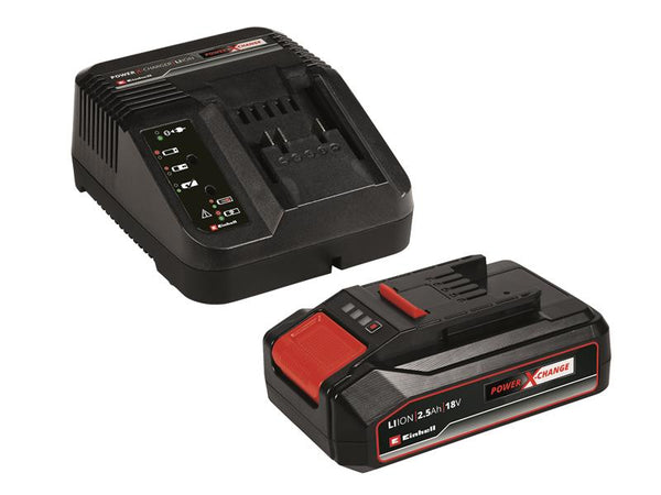 Einhell Power X-Change Battery & Charger Starter Kit 18V 1 x 2.5Ah Li-ion – – Now available at MTN Shop UK.
