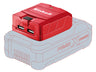 Einhell TE-CP 18 Li USB-Solo Power X-Change Battery Adaptor 18V Li-ion – – Now available at MTN Shop UK.