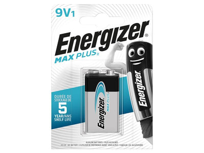 Energizer® MAX PLUS™ 9V Alkaline Battery (Pack 1) – – Now available at MTN Shop UK.