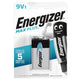 Energizer® MAX PLUS™ 9V Alkaline Battery (Pack 1)