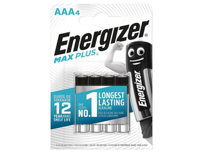 Energizer® MAX PLUS™ AAA Alkaline Batteries (Pack 4) – – Now available at MTN Shop UK.