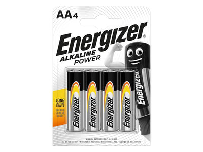 Energizer® AA Cell Alkaline Power Batteries (Pack 4) – – Now available at MTN Shop UK.