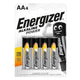 Energizer® AA Cell Alkaline Power Batteries (Pack 4)