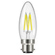 Energizer® LED BC (B22) Candle Filament Dimmable Bulb, Warm White 470 lm 4W