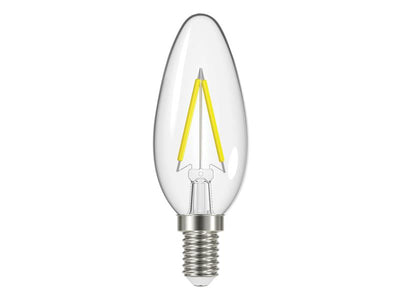 Energizer® LED SES (E14) Candle Filament Dimmable Bulb, Warm White 470 lm 4.8W – – Now available at MTN Shop UK.