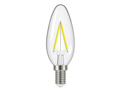 Energizer® LED SES (E14) Candle Filament Non-Dimmable Bulb, Warm White 470 lm 4W – – Now available at MTN Shop UK.