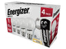 Energizer® LED BC (B22) Opal GLS Non-Dimmable Bulb, Warm White 806 lm 8.2W (Pack 4) – – Now available at MTN Shop UK.