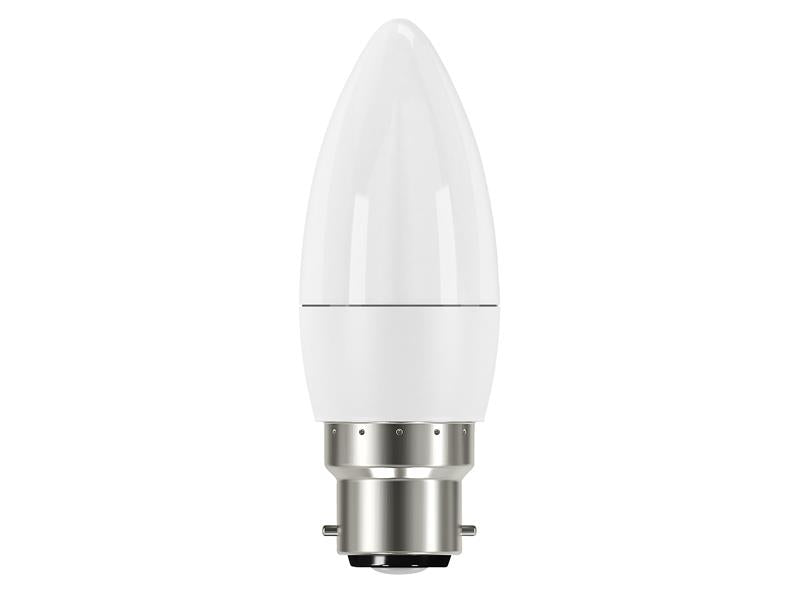 Energizer® LED BC (B22) Opal Candle Non-Dimmable Bulb, Warm White 470 lm 5.2W – – Now available at MTN Shop UK. - imagen 2