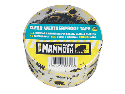 Everbuild Weatherproof Tape 50mm x 10m Clear – – Now available at MTN Shop UK.