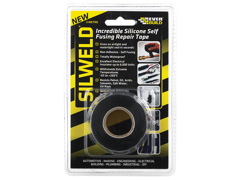Everbuild Silweld Tape 3m Black – – Now available at MTN Shop UK. - imagen 2