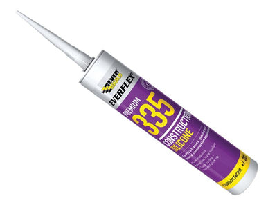 Everbuild Everflex® 335 Construction Silicone Transparent 295ml – – Now available at MTN Shop UK.