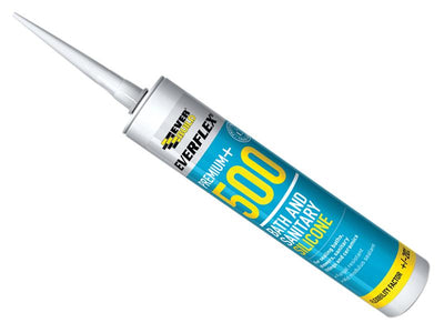 Everbuild  500 Bath & Sanitary Silicone Sealant Translucent 290ml – second image