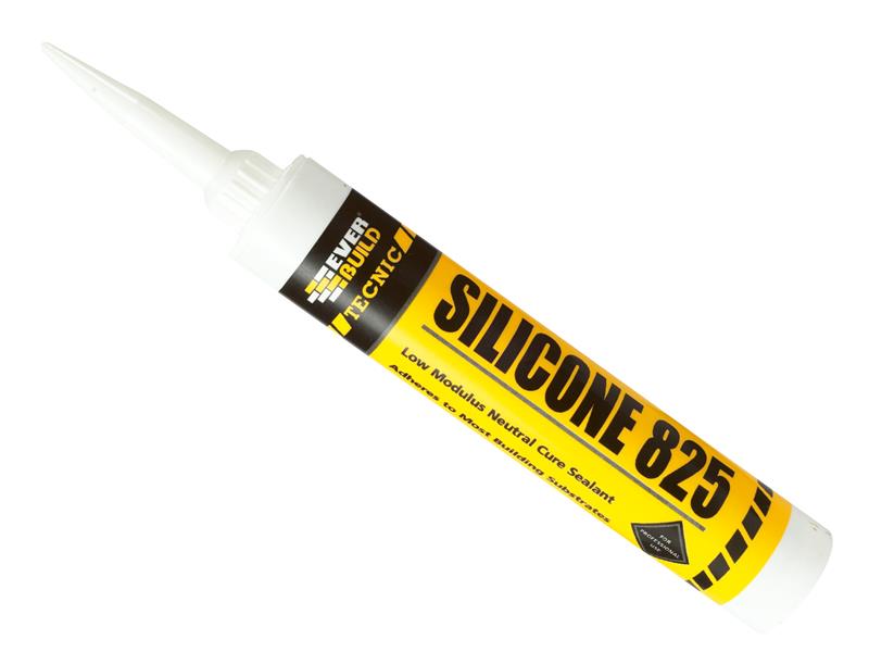 Everbuild 825 Tecnic Silicone 380ml Brick Red – – Now available at MTN Shop UK.