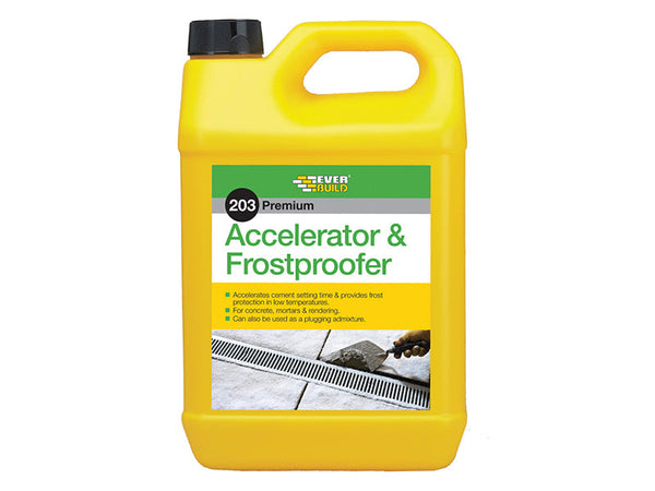 Everbuild 203 Accelerator & Frostproofer 5 litre – – Now available at MTN Shop UK.